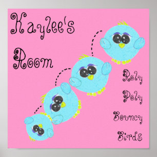 Poster Cute Nursery Room Bird
