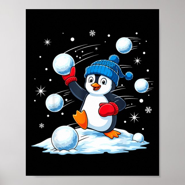 Poster Cute Penguin Christmas Pajamas Shirt Boys, Penguin (Devant)