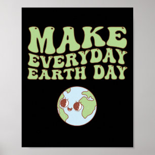 Poster Cute Super Faire Jour des terres quotidien Salle d