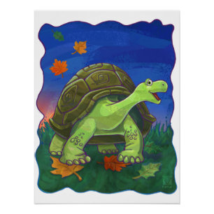 Poster Cute Tortoise