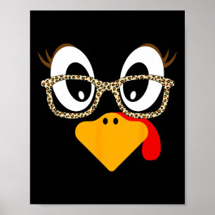 Poster Cute Turquie Visage Correspondant Costume de famil