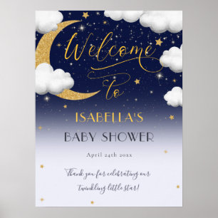 Poster Cute Twinkle Twinkle Little Star Baby shower