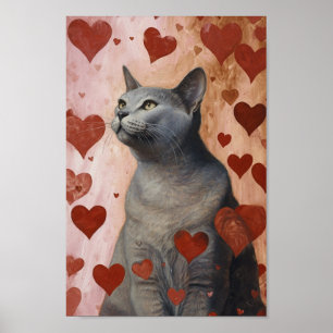 Poster Cute Valentine Chat