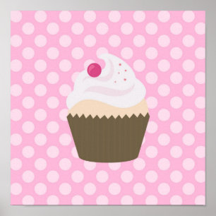 Poster Cutesy Cupcake