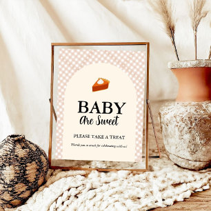 Poster Cutie pie Thanksgiving baby shower Favoriser signe