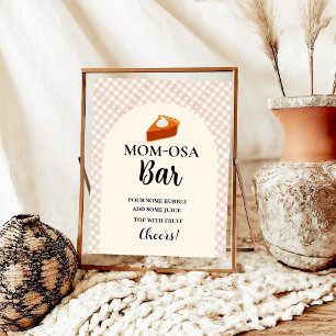Poster Cutie Pie Thanksgiving baby shower Favoriser signe