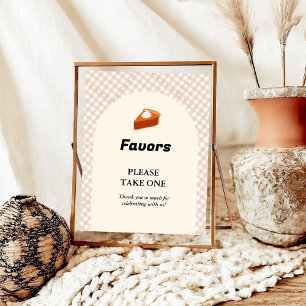 Poster Cutie Pie Thanksgving baby shower Favoriser signe