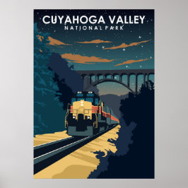 Poster Cuyahoga Valley National Park Vintage Travel Art