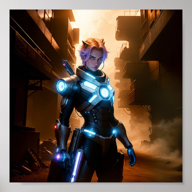 Poster Cyber Fox (Devant)