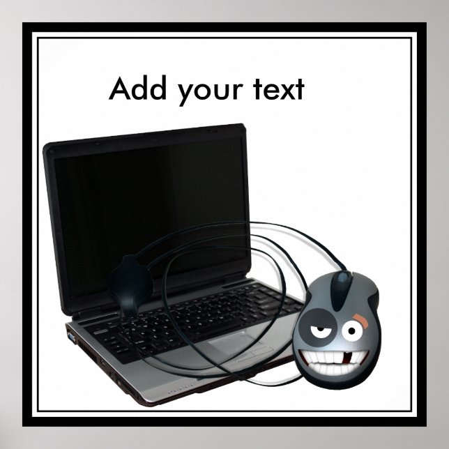 Poster Cyber Lundi - Ajouter Votre Message (Devant)