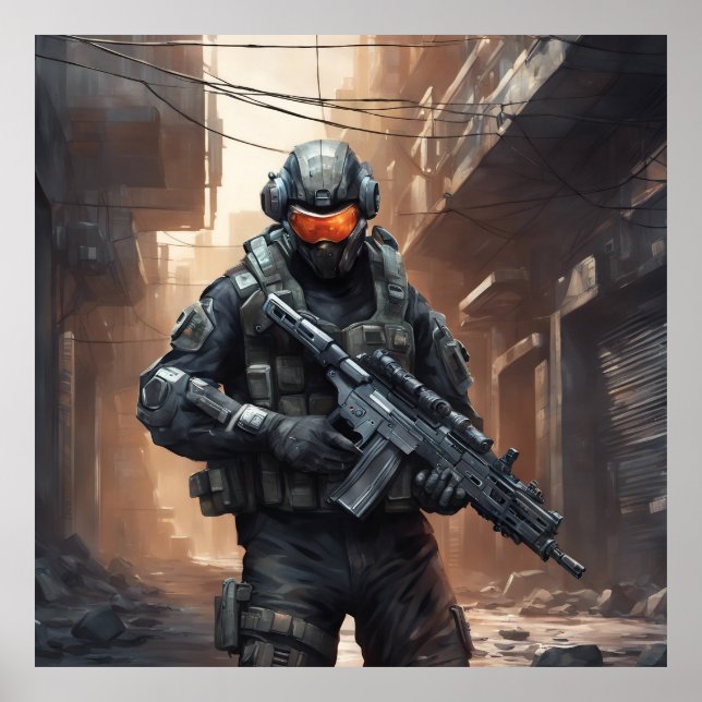 Poster Cyberpunk (Devant)