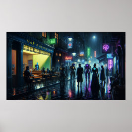 Poster Cyberpunk 'Art Runner'