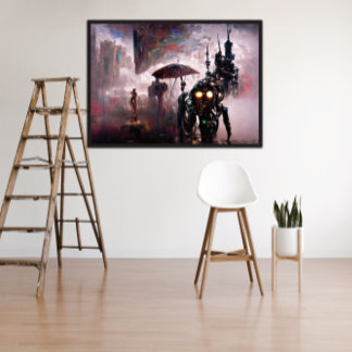 Poster Cyberpunk Humanoïaque