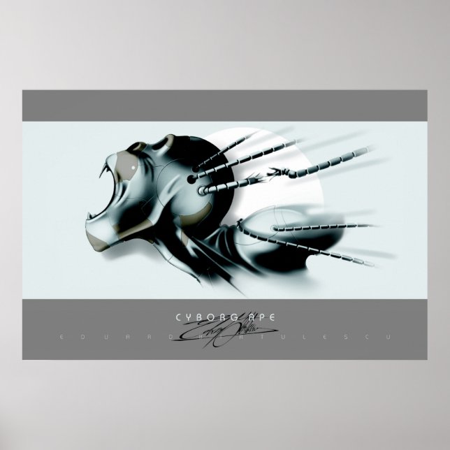 Poster Cyborg Ape (Devant)
