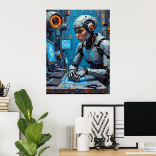 Poster Cyborg au terminal