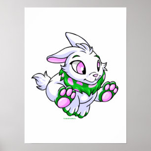 Poster Cybunny vert course