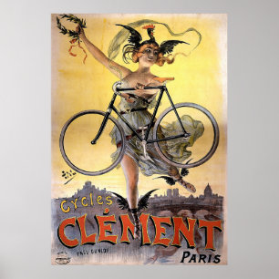 Poster Cycles Clément Vélo
