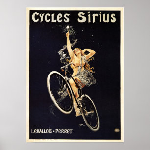 Poster Cycles Sirius Publicité Vintage d'affiches en fran
