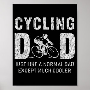 Poster Cycling Dad Gifts For Father Cycling Cool Dad