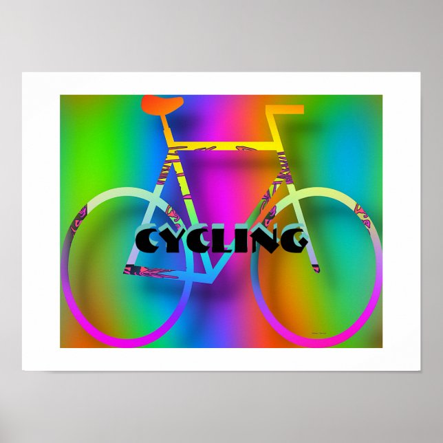 Poster Cyclisme (Devant)