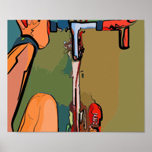 Poster Cycliste