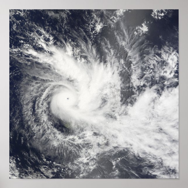 Poster Cyclone tropical Daman (Devant)