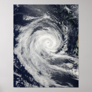 Poster Cyclone tropical Dianne