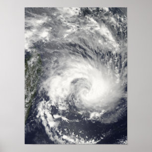 Poster Cyclone tropical Gael