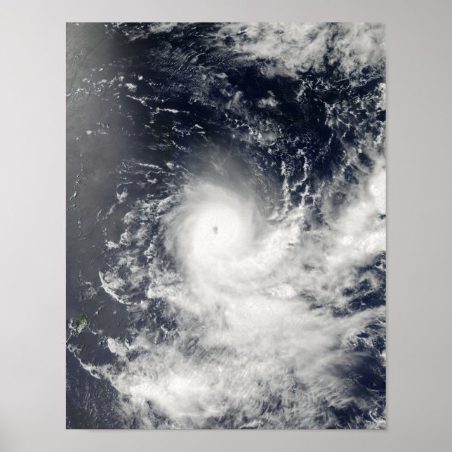 Poster Cyclone tropical Gelane (Devant)