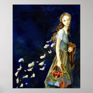 Poster Cygnes sauvages