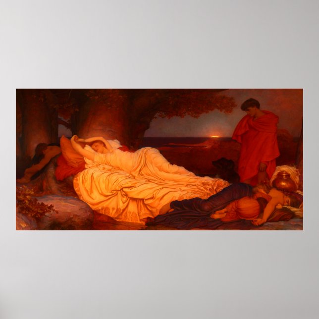 Poster Cymon et Iphigénie par Lord Frederic Leighton 1884 (Devant)