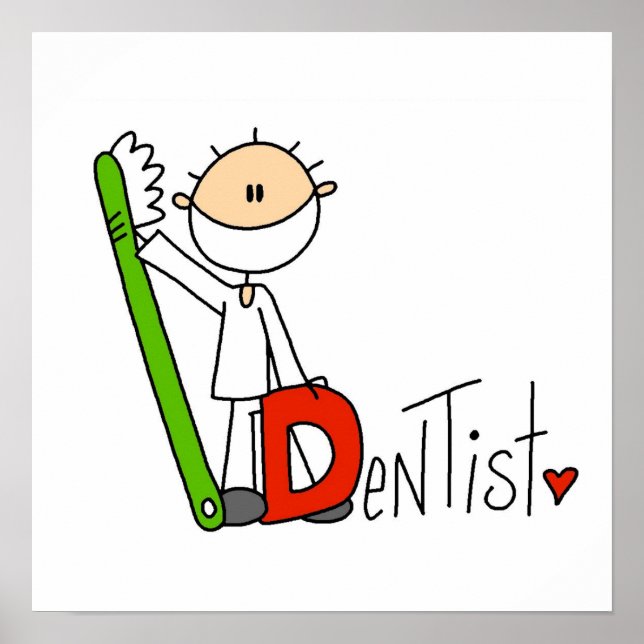Poster D est pour Dentiste (Devant)