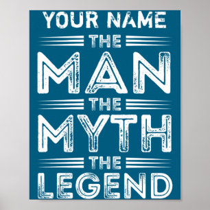 Poster D L'Homme La Légende Le Mythe