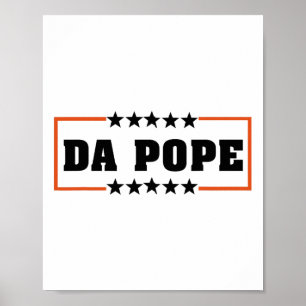 Poster Da Pope De L'Amérique Chicago Pape Leo Xiv Provost