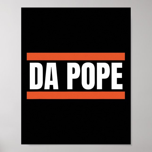 Poster Da Pope De L'Amérique Chicago Pape Leo Xiv Provost (Devant)