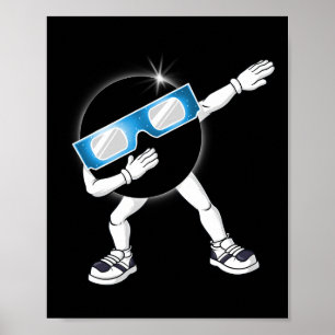 Poster Dabbing Total Solar Eclipse 2024 Totality Dab Boys
