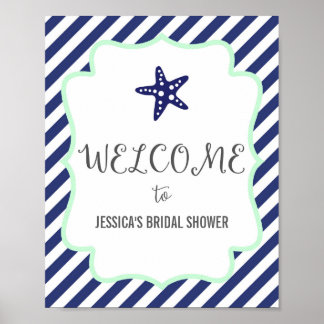 Poster d'accueil de poisson étoilé noir Imprimer