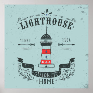 Poster d'accueil du Guide du phare