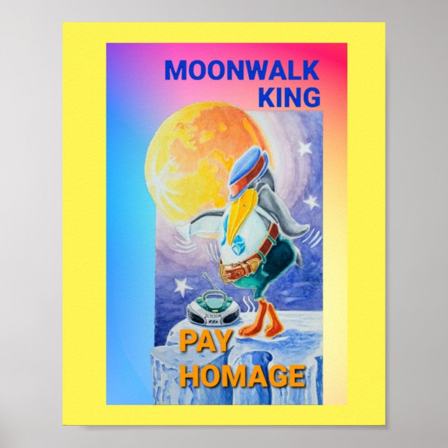 Poster d'accueil Penguin Moonwalk (Devant)