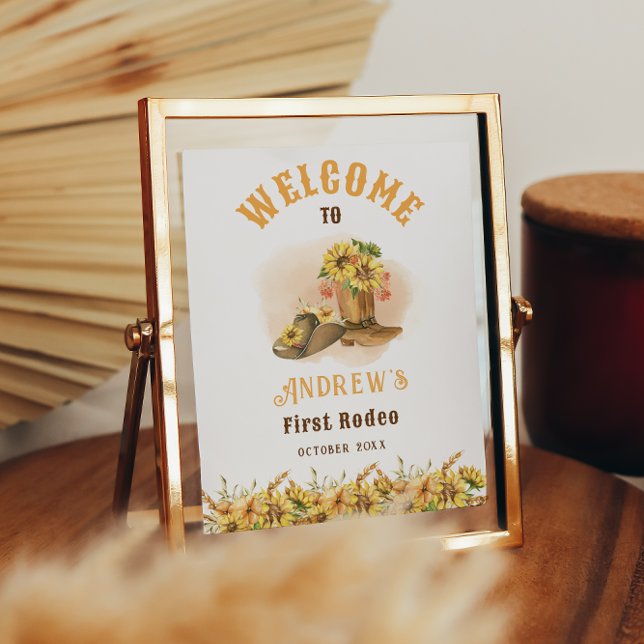 Poster d'accueil pour la fête d'anniversaire du pr (Créateur téléchargé)