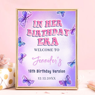 Poster d'accueil pour la fête de l'ère de l'annive