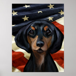 POSTER DACHSHUND