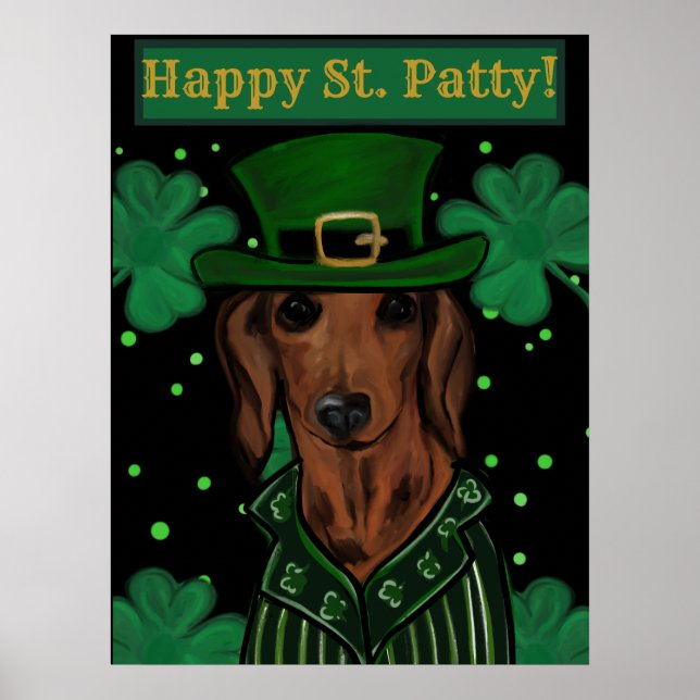 POSTER DACHSHUND          (Devant)