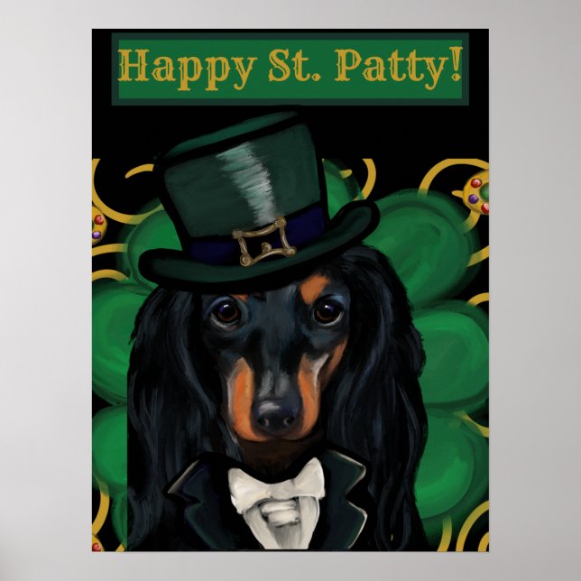 POSTER DACHSHUND          (Devant)