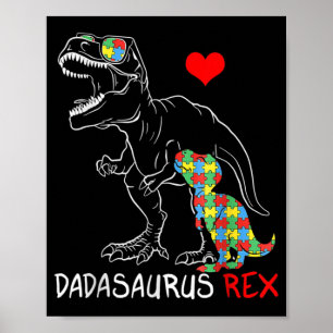 Poster Dadasaurus Rex Autism