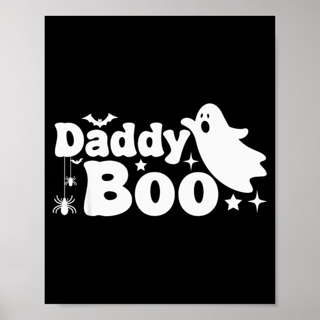 Poster Daddy Boo Funny Ghost Halloween Family Matching  (Devant)