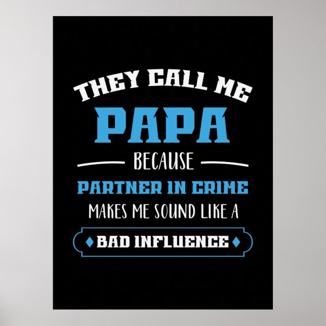 Poster Daddy Don On M'Appelle Papa (Devant)