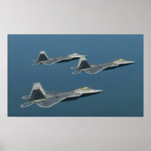 Poster d'aéronef F-22A Raptor