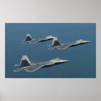 Poster d'aéronef F-22A Raptor