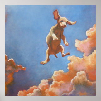 Poster d'affichage Cloudscape Volant